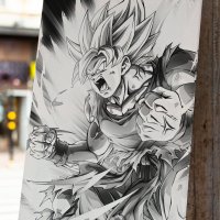 De manga van de drakenbal posters art prints door keiko 86521