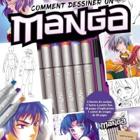 Comment dessiner un manga: Avec 6 feutres 1 marqueur 1 bloc de dessins : Keattch Ruth: Amazon.nl: Boeken