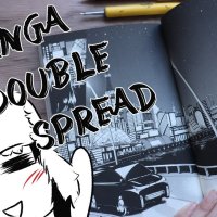 How to Draw a Double Spread Manga Page