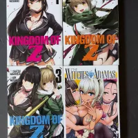 Kingdom of Z manga vol 123 1-3 and The Witches of Adamas manga