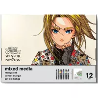 Winsor Newton Mixed Media Graphic Art Manga 12-set