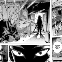 MyHeroAcademia263 This war arc is great! Denki Kaminari is stepping up and the heroes are on the move! Also these hero panels are beautiful look at Mt lady plus the rest of