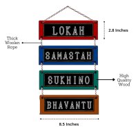 Navadey Wall Hanging Wooden Art Decorative Item for Living Room