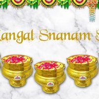 Golden brass Mangala Snanam Set Rental in Hyderabad at 3000piece in Hyderabad