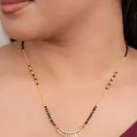 Buy Zeraki Jewels Gold-Plated Mangalsutra