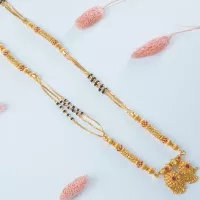 Buy Online 32 Inch One Gram Chain Mangalsutra Design With Fancy Vati P