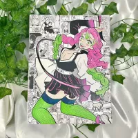 Mitsuri Kanroji with manga painting