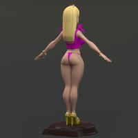 Cartoon Sexy vrouw 3D-model 99