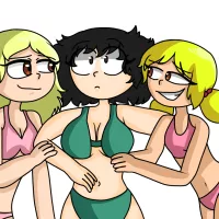 A sexy threesome. by CookieCrumbles2009 on Newgrounds