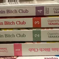 yarichin bitch club manga vol 1-4 limited edition illustration book