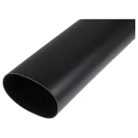 Manga termoretractil 1m com cola 3.5:1 10530mm preta Mauser