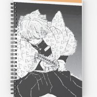 Aesthetic Anime Manga Panel Demon5 BW Journal for Sale by SiSiDi