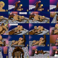 Big Black Booty Fuck Animation
