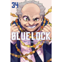 Blue Lock Manga Latest Single Vol. 34 English Version Comic Book-Price for 1 Vol