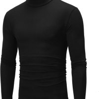 Camisa Manga Larga para Hombre Men Fall High-Neck Shirts Casual Slim Fit Cotton T-Shirts Solid Soft Tops Classic Going Out Travel Clothes Shirt Black : Amazon.ca: Clothing Shoes Accessories