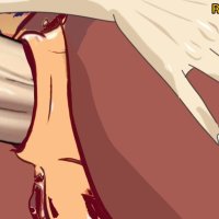 Close-up anale seks enorme anale creampie cartoon porno animatie
