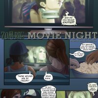 Zombie Movie Night comic porn