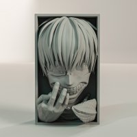 Ken Kaneki Manga Nook 3D File for 3D printingCults