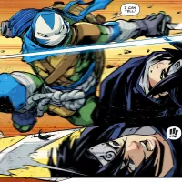 TMNT x Naruto Gives Leonardo His Coolest Design in History
