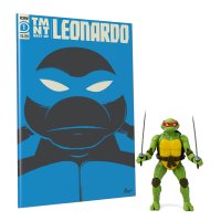 : The Loyal Subjects Teenage Mutant Ninja Turtles Best of Leonardo 100-Page Comic Book Leonardo BST AXN 5-inch Action Figure Set : Video Games