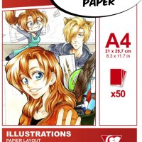 Clairefontaine manga papier A4 100 gram 50 vel