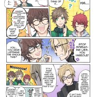 Every week well be uploading a translation of the A3! web manga! In this chapter Spring Troupe and Matsukawa are having a hard time describing A3! for new players...until a certain sexy