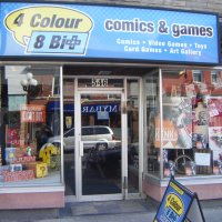 4-Colour 8-Bit Comics Games: Kenk window display