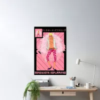 Pster Donquixote Doflamingo Una Pieza Manga Anime