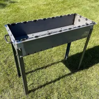 Large heavy-duty BBQ Grill MANGAL for 15 skewers