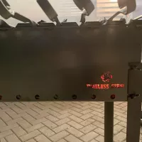 Large heavy-duty BBQ Grill MANGAL for 15 skewers