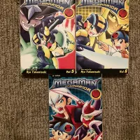 Megaman NT Warrior Viz Action Manga Volumes 5-7