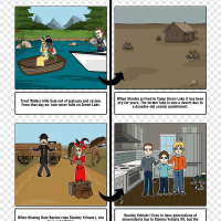 Holes Comics Stanley Yelnats Narrative The Prince and the Pauper flashback comics scene png