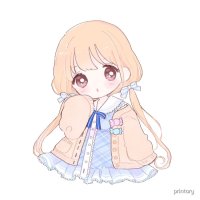 Pretty Cute Little Girl In Pink Anime Manga Art Board Print by printory