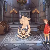 Jerry the Wanker Hentai Game Ep 2 Naughty Priest is Spanking the Demon out of that Sexy Nun