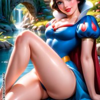 Snow White By AI Generated Porn Comic english 01