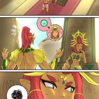 Porn comic The Legend of Zelda. Rijus Dungeon Date in Breath of the Wild. pzx. Sex comic redhaired beauty noticed