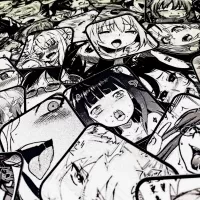 100 Ahegao MangaAnime Girl Stickers