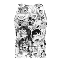 Ahegao Manga Collage Tank Top