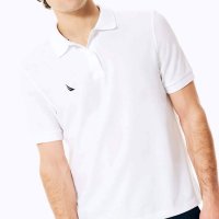 Algodn Polera Estilo Pique Polera Pique Manga Corta Clsica Blanco Hombre