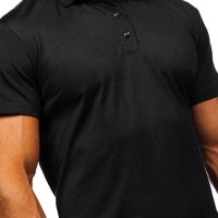 Camiseta polo de manga corta para hombre negro Bolf 8T80 NEGRO