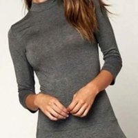 Vestido Casual Oxford Manga Larga