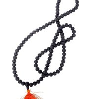 anciently Men 100 Natural Unpolished Karungali Malai Original Karungali Malai 8Mm-Natural Black Ebony Wood Mala : Arts Crafts Sewing