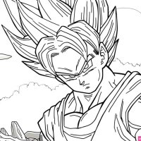 Nearly 300 Printable Dragon Ball Z Coloring Pages Digital Download