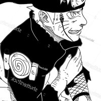 Anime Manga Sketch Naruto Man Stock Illustration 2292467183