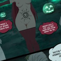 Porn comic Naruto. Kushina. Stories on Halloween Night. KristoLin Sex comic Zetsu rape Kushina
