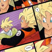 EcchiMaskNearphotison Study Break Dragon Ball Z gay porn comic
