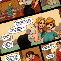 Porn comic In The Kitchen sex comic her friend