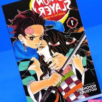 Demon Slayer Kimetsu no Yaiba Vol. 1 English Manga By Koyoharu Gotouge Brand New