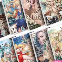 Dr. STONE Manga Vol. 1-8: Riichiro Inagaki Boichi: : Books