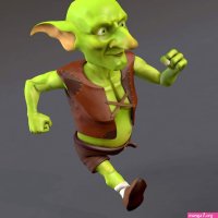 3D Goblin Animations Model